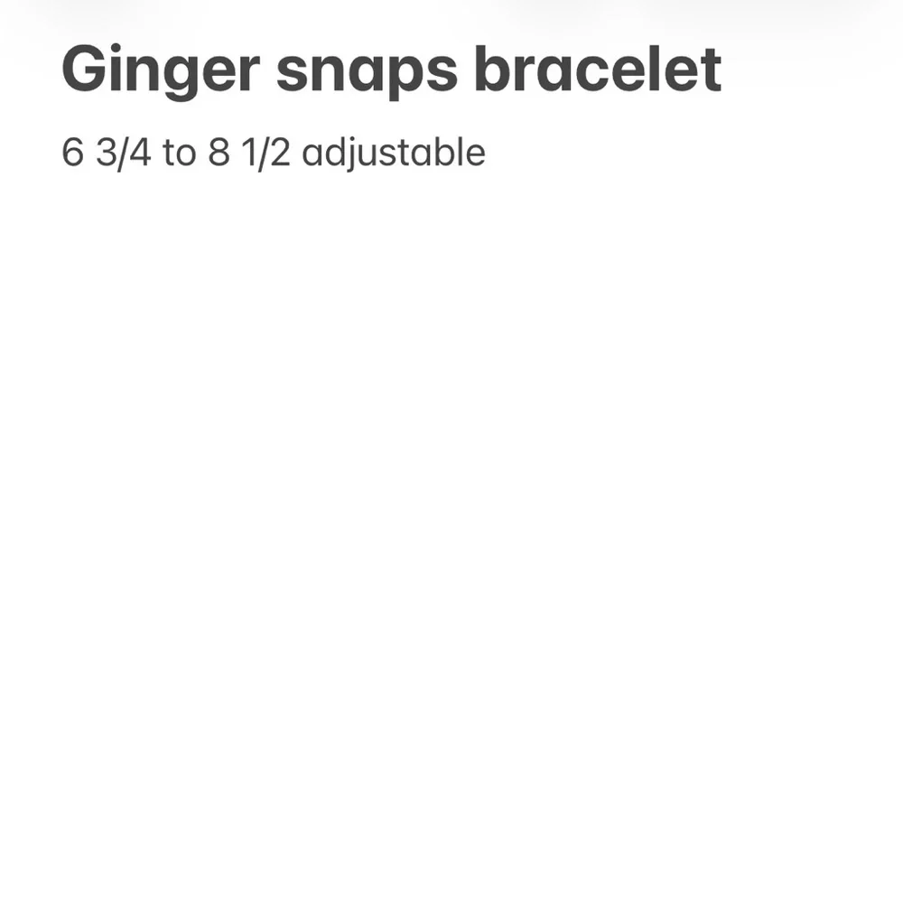 Ginger Snaps Elegant Bracelet with Three Snap in Charms 6 3/4 to 8 adjustable